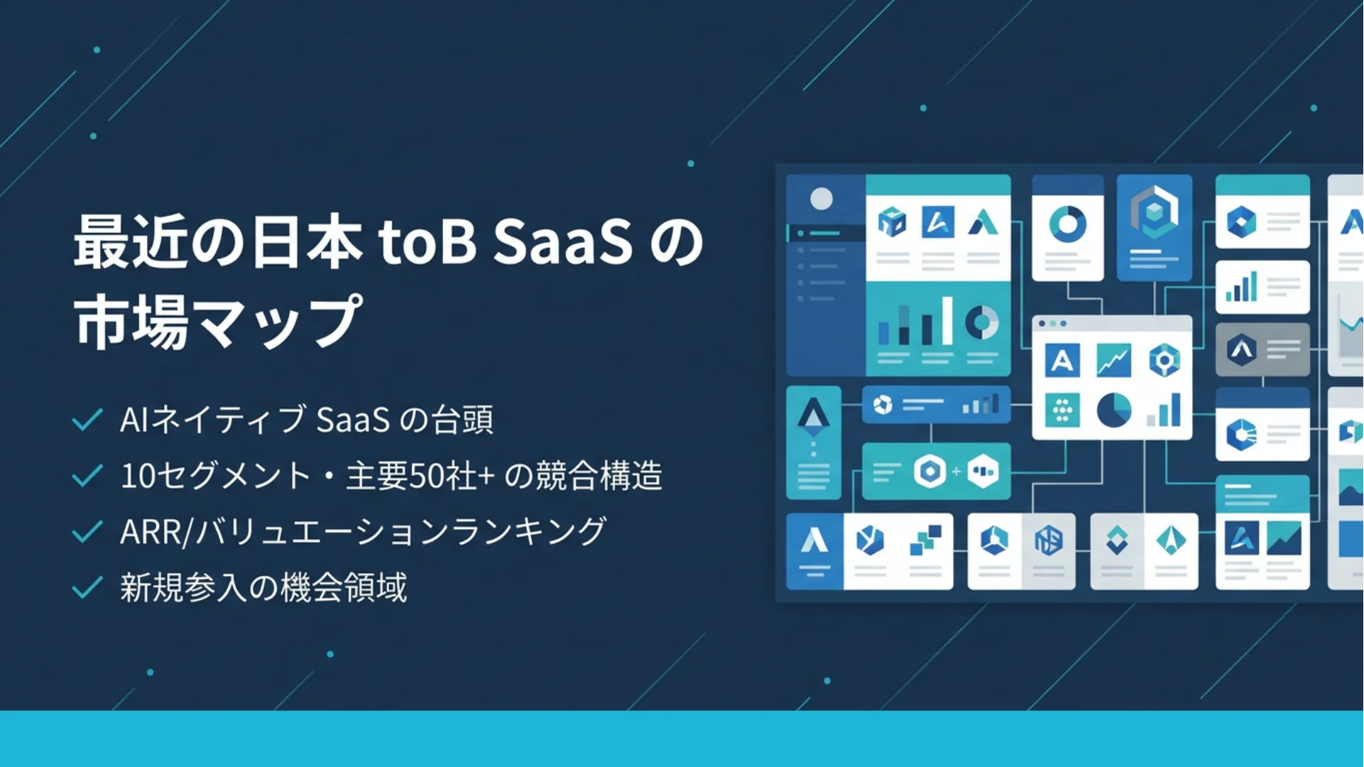 日本SaaSマーケットマップ 2026 の表紙